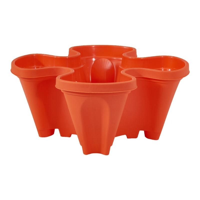 Macetas apilables de fresa