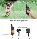 Collar E-eléctrico para Entrenamiento de Perros – Seguro, control remoto efectivo
