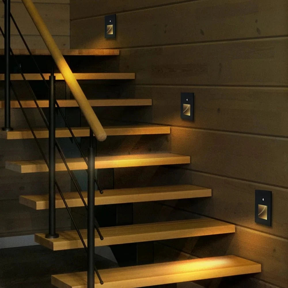GLOWPATH – Luz LED de escalera con detección de movimiento para una suave iluminación ambiental