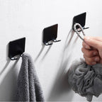 Skanto | Soporte para afeitadoras sin taladrar (1/2/3 piezas) – Estante de afeitado montado en la pared para baños de hombres