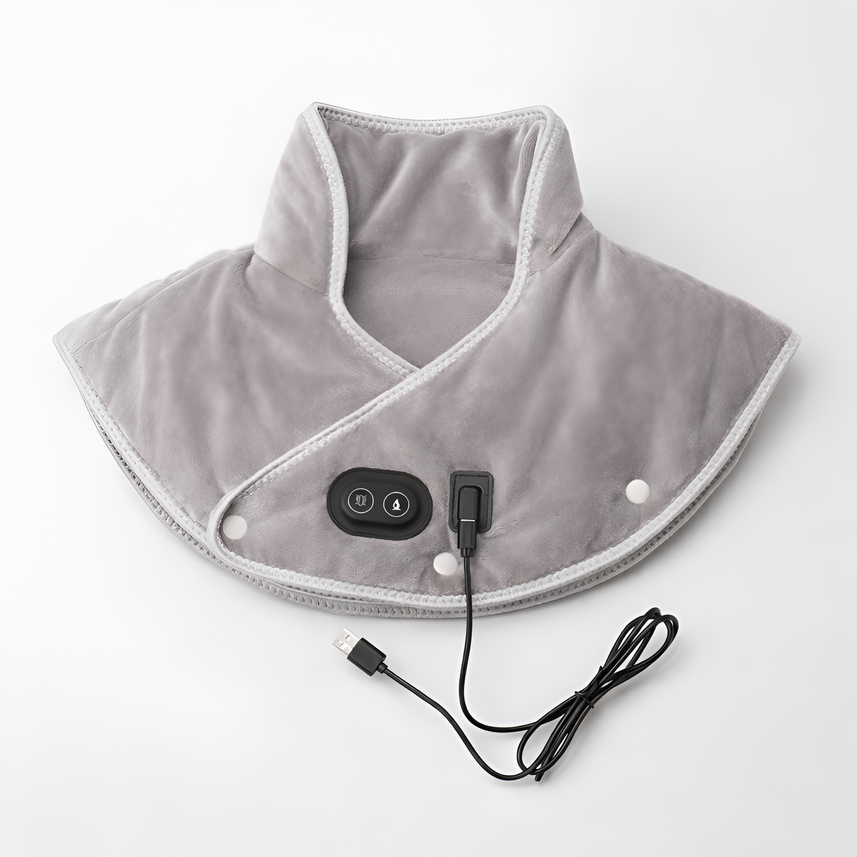Faelan - Almohadilla eléctrica de calor USB para cuello, hombros y espalda