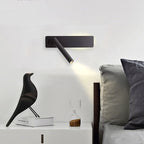 Lámpara de lectura LED giratoria para la cama