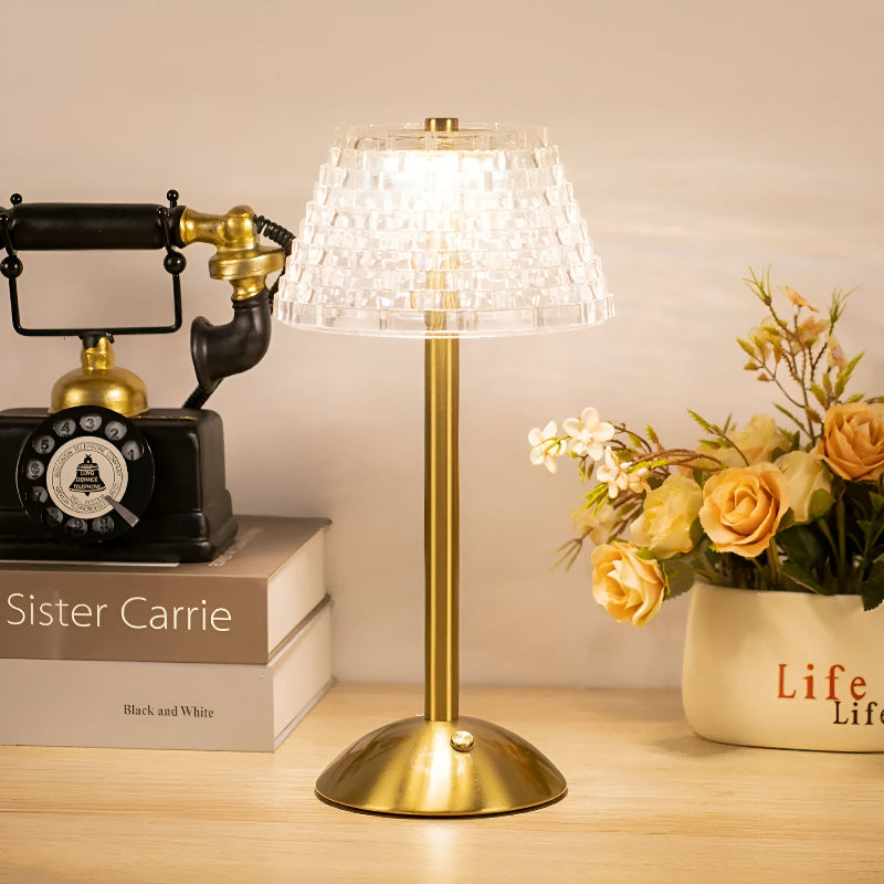 Lámpara de escritorio vintage inalámbrica - Iluminación de estilo sin cables