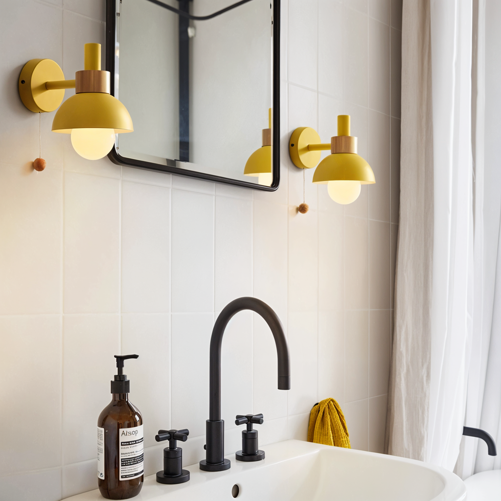 Lámpara de Pared Pastel para Dormitorio y Sala de Estar