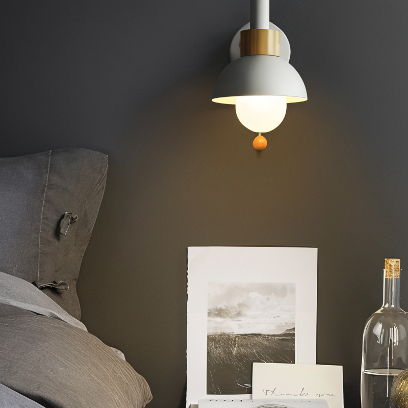 Lámpara de Pared Pastel para Dormitorio y Sala de Estar