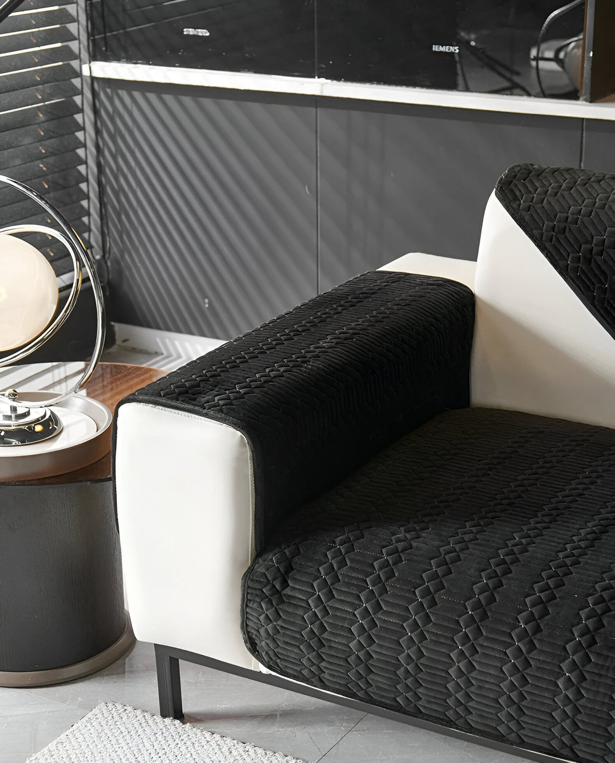 Funda de sofá premium para espacios de vida elegantes