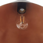 Luz colgante cónica de forma tapered de 1 luz industrial