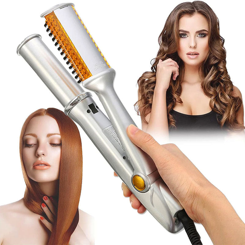 Cepillo de Pelo Rotatorio 2 en 1 Profesional