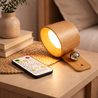 Philip - Lámpara de pared LED recargable por USB con control remoto