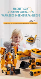 MagnaBuild – Set de vehículo de construcción magnético creativo | 50% DESCUENTO