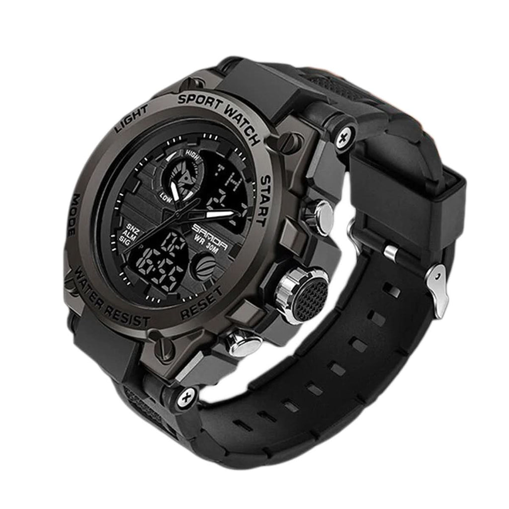 Reloj Militar Masculino con Pantalla Analógica Digital y Características