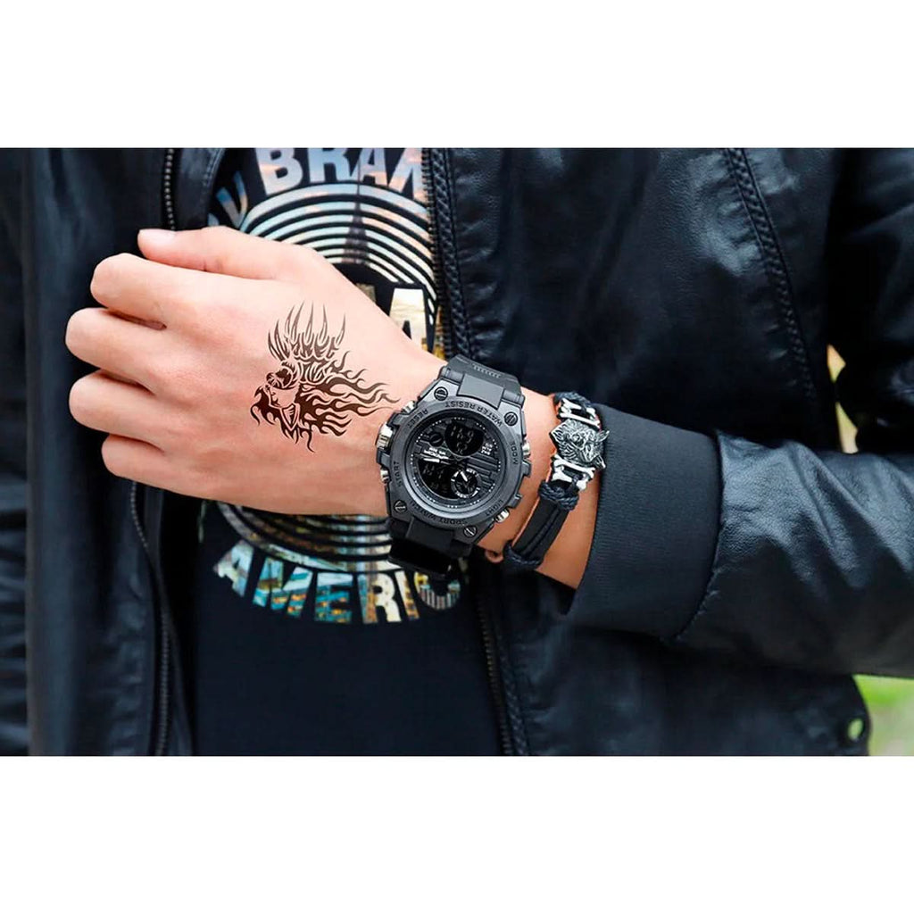 Reloj Militar Masculino con Pantalla Analógica Digital y Características