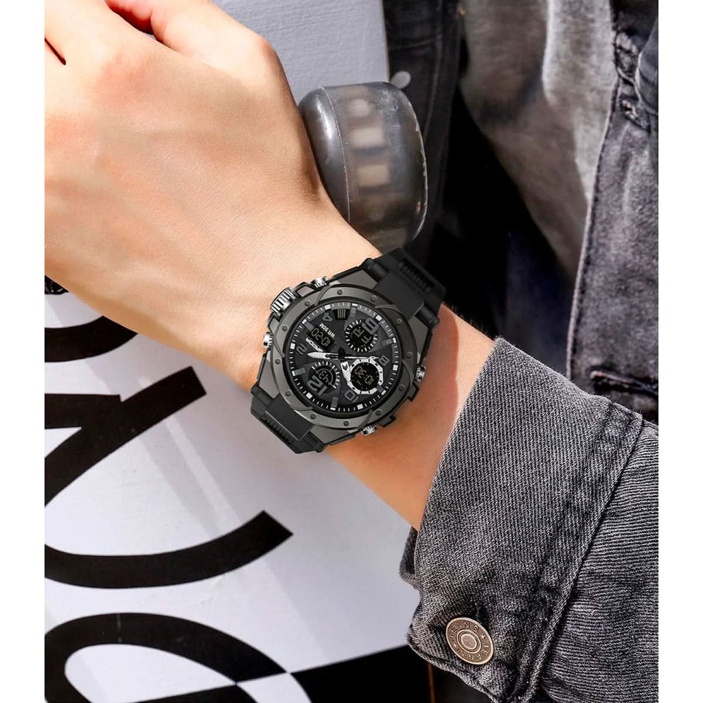 Reloj Militar Masculino con Pantalla Analógica Digital y Características
