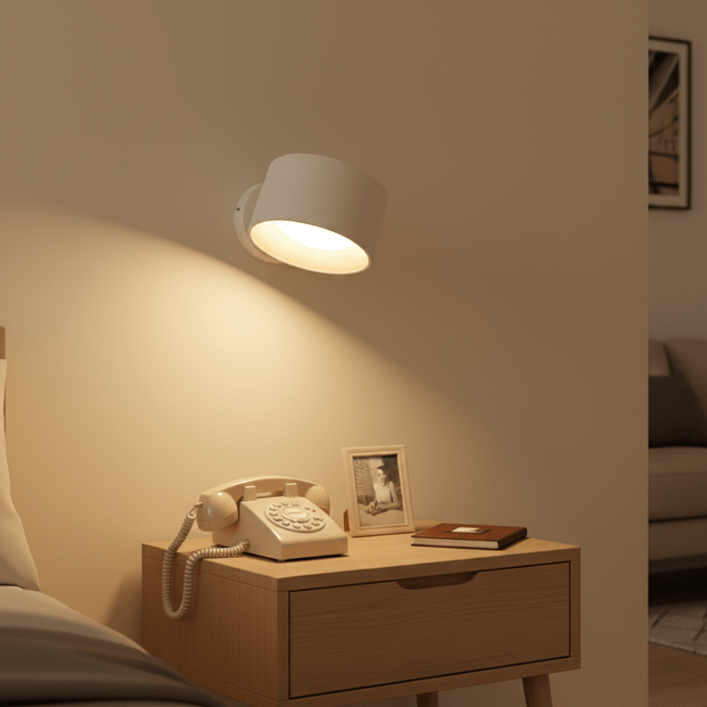 LUMINORD – Aplique Escandinavo Recargable Para un Ambiente Acogedor