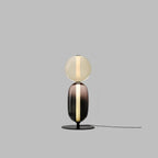 Lámpara de Pie LED Regulable Moderna - Tira Reemplazable - Negro/Brass