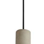 Moderno Colgante de Cemento en Forma Geométrica de 1 Luz