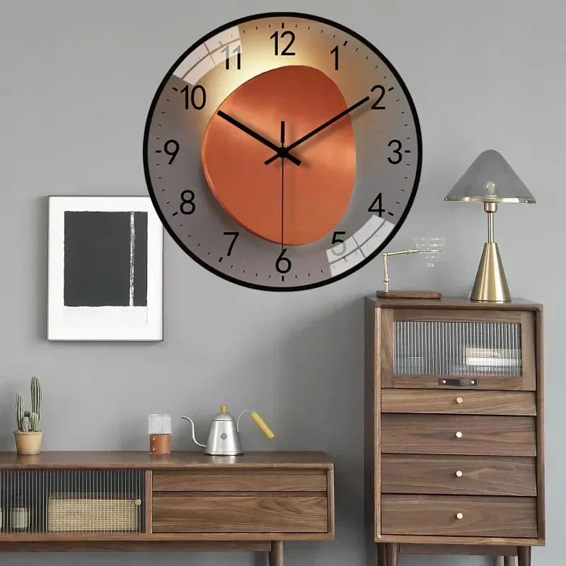 Reloj de Pared Moderno con Diseño Minimalista