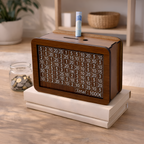 Isolde - Hucha de Madera con Objetivo de Ahorro