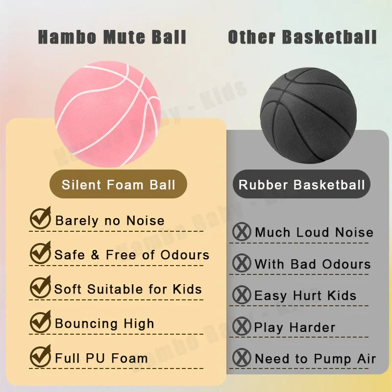 Balón de baloncesto silencioso