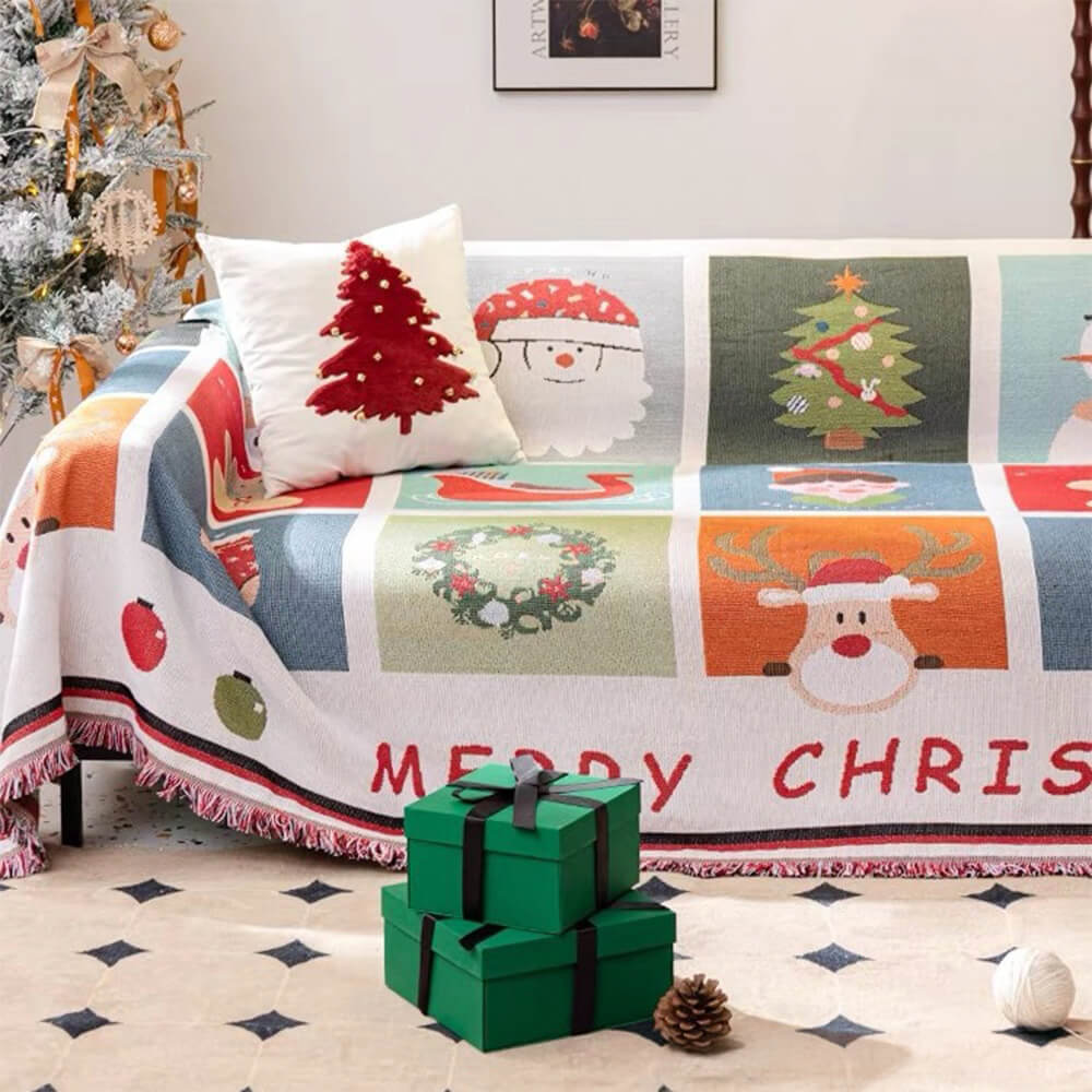FROSTSOFA – Funda navideña de fácil cuidado para sofás