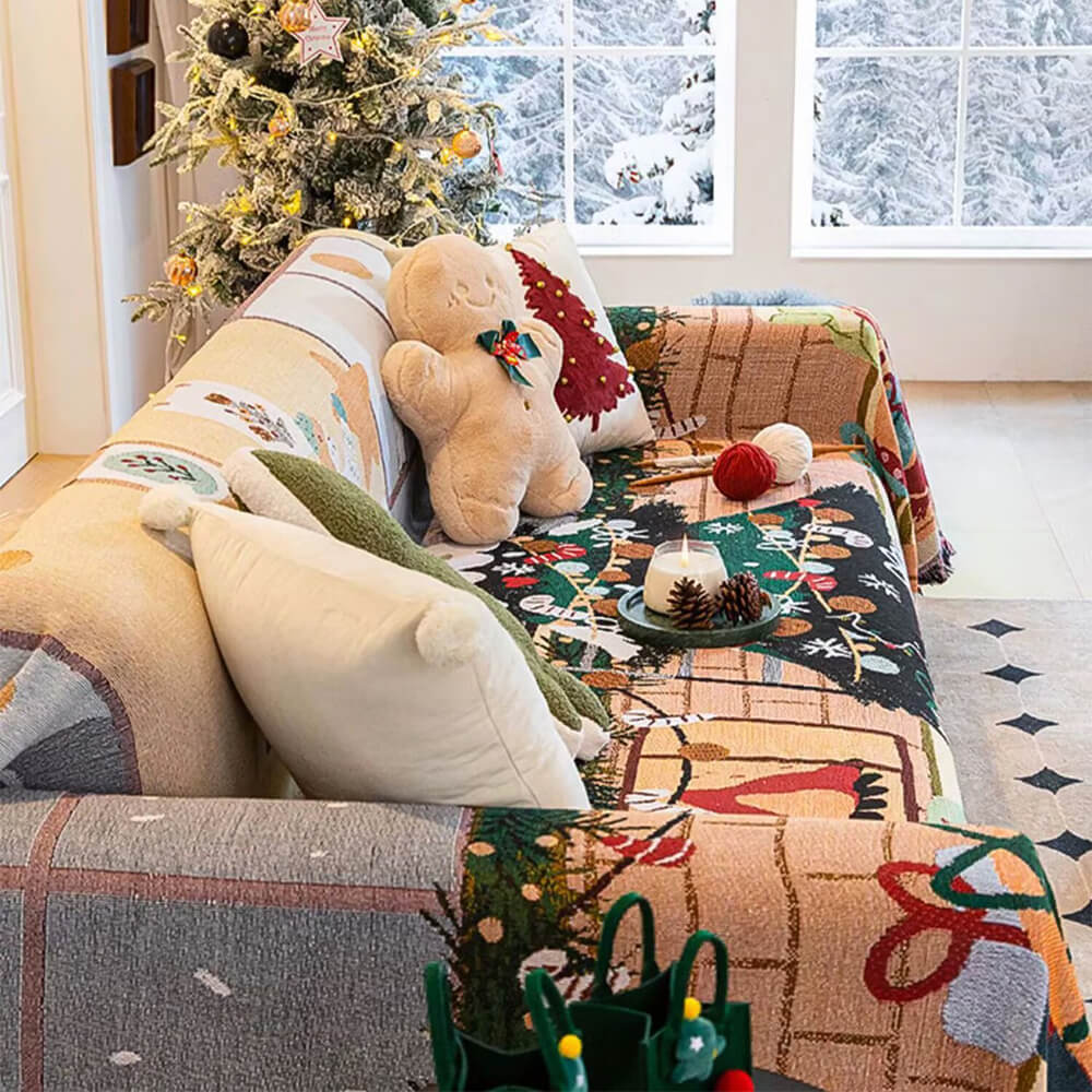 FROSTSOFA – Funda navideña de fácil cuidado para sofás