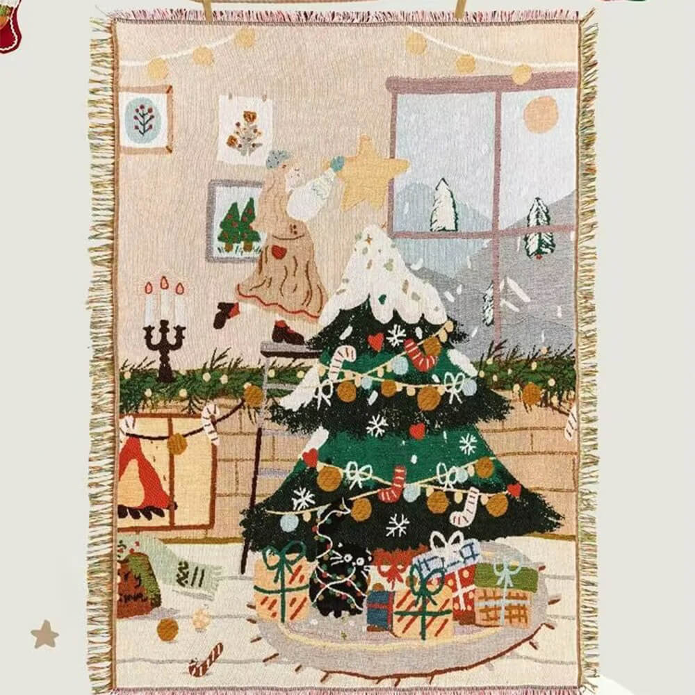 FROSTSOFA – Funda navideña de fácil cuidado para sofás
