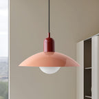Lámpara Colgante Macaron Bauhaus Moderna – Pantalla de Hierro