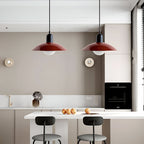 Lámpara Colgante Macaron Bauhaus Moderna – Pantalla de Hierro