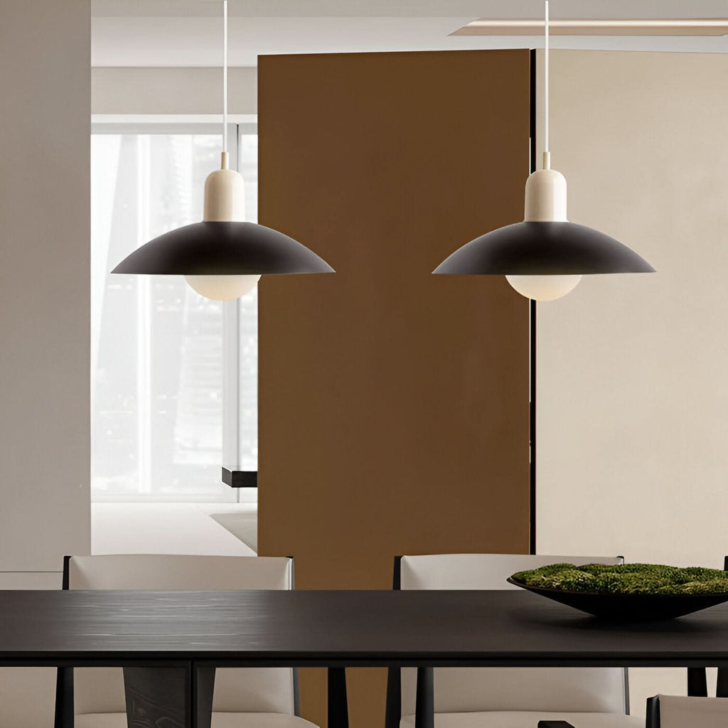 Lámpara Colgante Macaron Bauhaus Moderna – Pantalla de Hierro