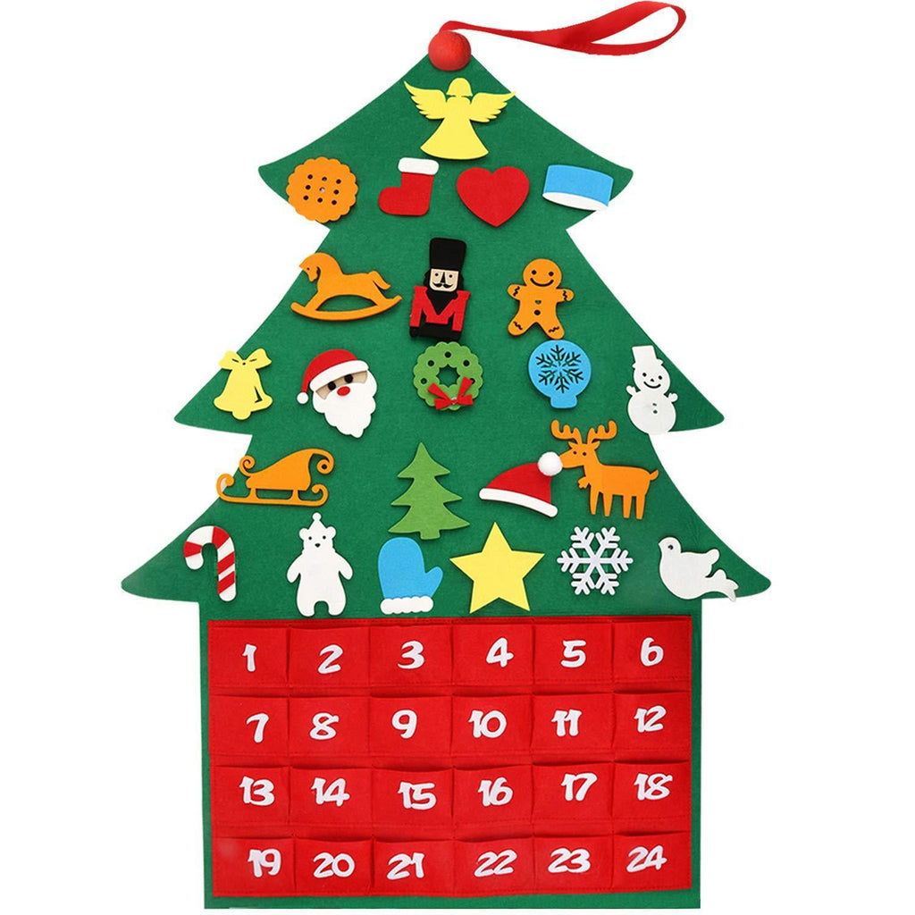 Calendario de Adviento mural