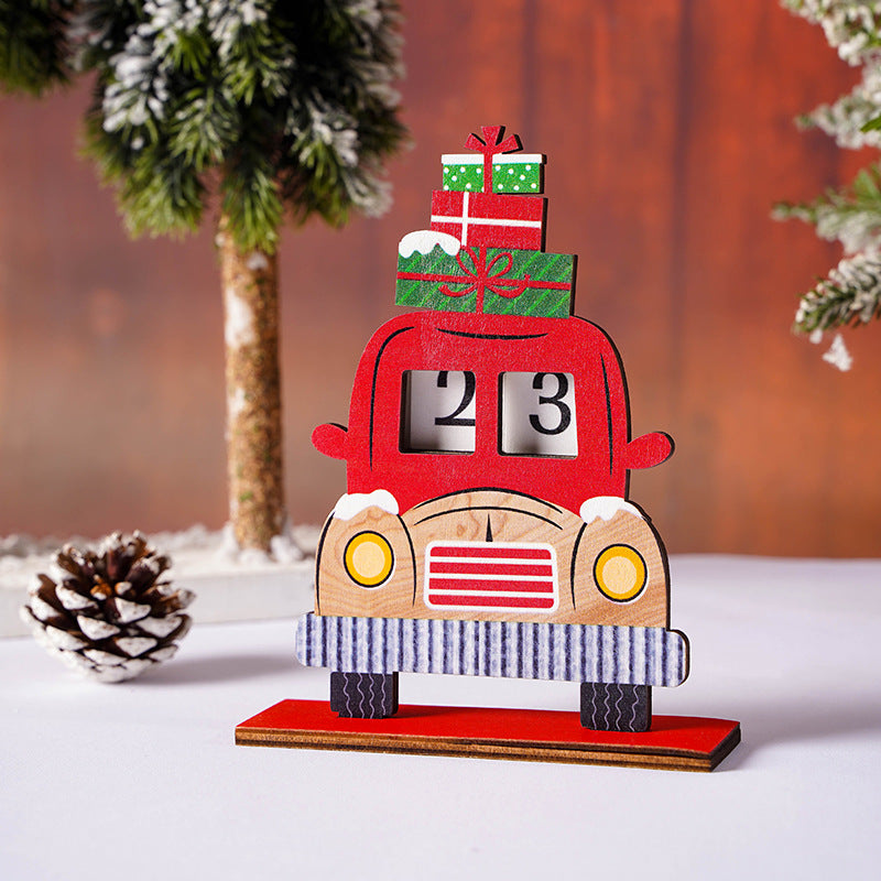 Calendario de Adviento con motivo de Papá Noel