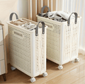 Cesta de Ropa Plegable RollEase – Con Ruedas, Compacta y Duradera para un Transporte Fácil