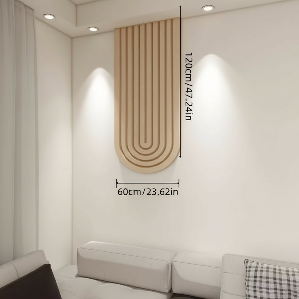 PINLOOM – Panel de Corcho de Fieltro Curvado para un Diseño de Pared Moderno