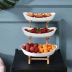 FruitTriad | Frutero de tres niveles hecho de plástico