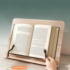 READSTYLE – Soporte de lectura de madera ajustable y plegable para ahorrar espacio