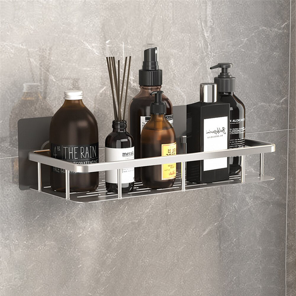 Soporte de Baño con Ventosas de Metal