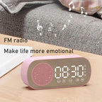 Despertador digital con altavoz Bluetooth y radio FM