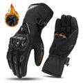 Guantes de moto aislados