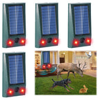 SolarGuardix Repelente Ultrasónico de Aves Solar | Con LED y Sensor de Movimiento | Impermeable IP58 | Cobertura de 600 m²