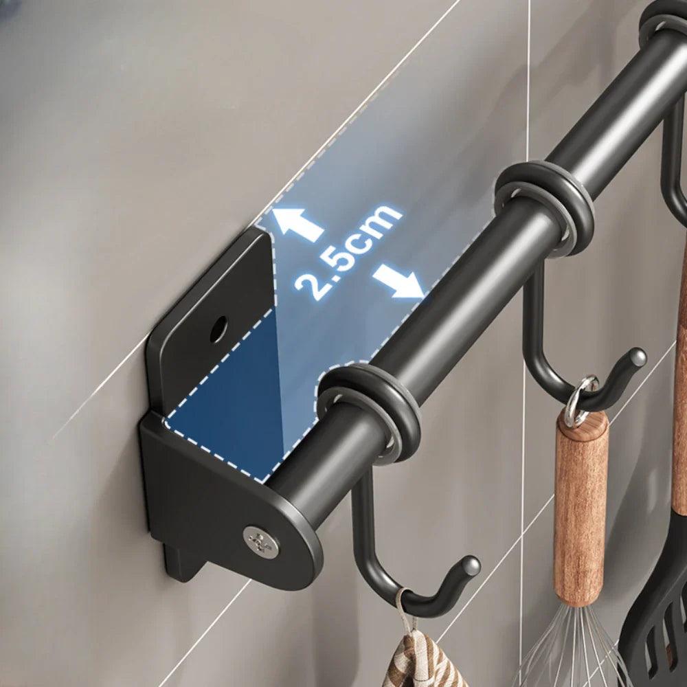 WallRack - Elegante estante de pared para una cocina organizada