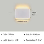 LumiEra Moderne LED-Aplique | Diseño Elegante | Luz Cálida para Dormitorio, Pasillo y Baño