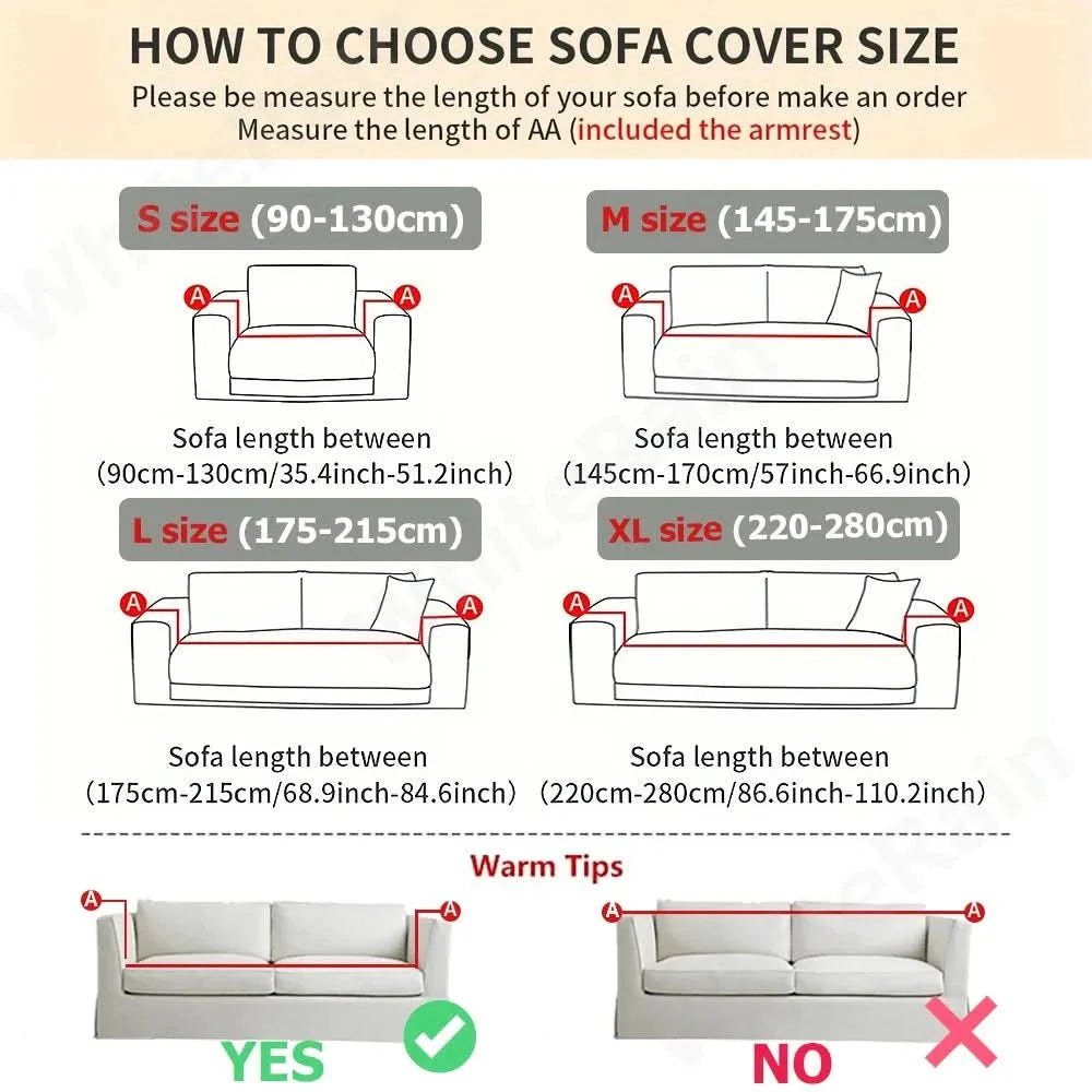 Funda de Sofá - Funda de Sofá Ligera y Antideslizante