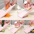 SlicePro – Mandolina multifuncional para verduras y frutas con mango