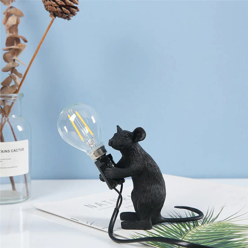 Lámpara de Mesa Ratón Adorable