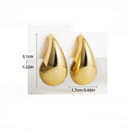 Pendientes de Gota Gruesa para Damas