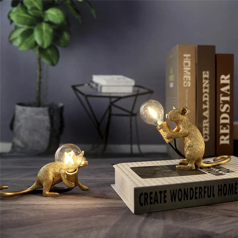 Lámpara de Mesa Ratón Adorable