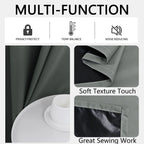 LUXEDRAPE - Cortinas Modernas 100% Opacas con Forro Revestido para Dormitorio y Sala de Estar