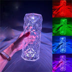 Lámpara LED decorativa estilo cristal