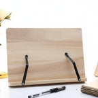 READSTYLE – Soporte de lectura de madera ajustable y plegable para ahorrar espacio