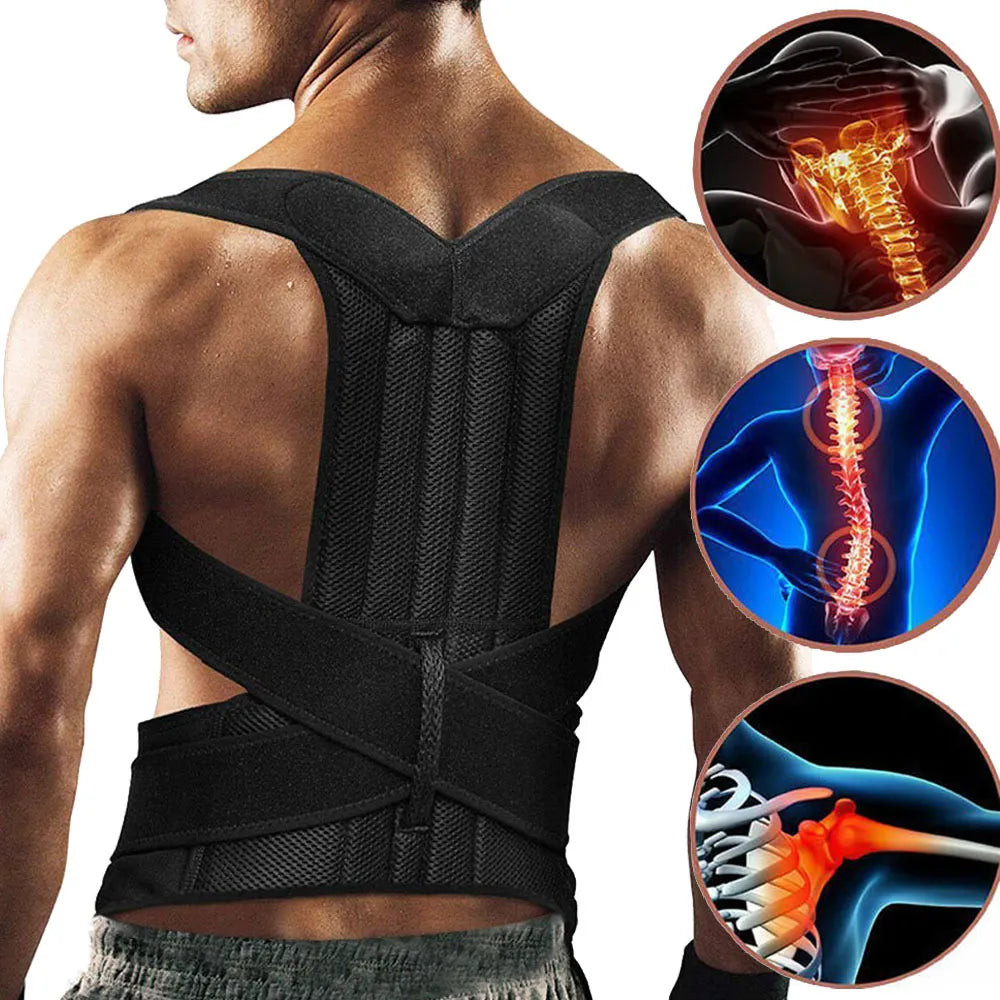 Cinturón Corrector de Postura con Soporte Lumbar